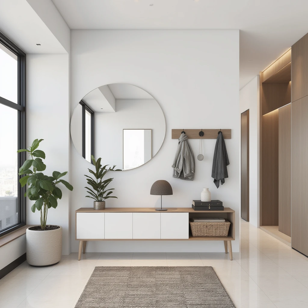 Modern Hallway/Entryway